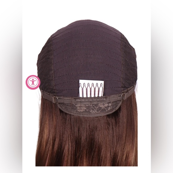 🌟NEW Chelsey Smith Crowns Clara - Cherry Truffle Synthetic Wig - Standard Size🌟 - Picture 5 of 10